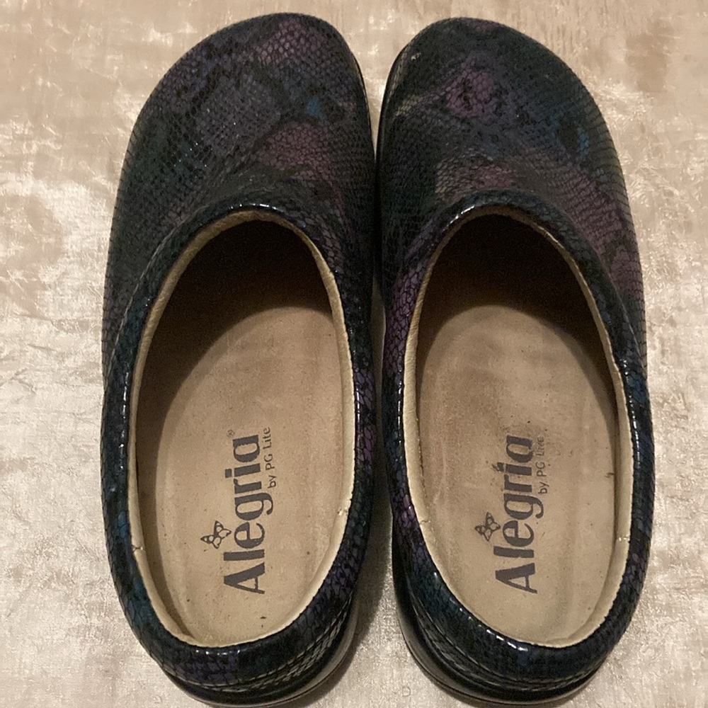 Alegria Clog Snakeskin Leather Kayla Kay 726 - Picture 4 of 6